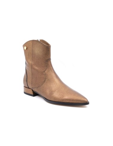 bottines femme lisse or W-EIRA-BRONCE