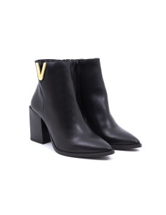 bottines femme lisse le noir W-ELIANA-NEGRO