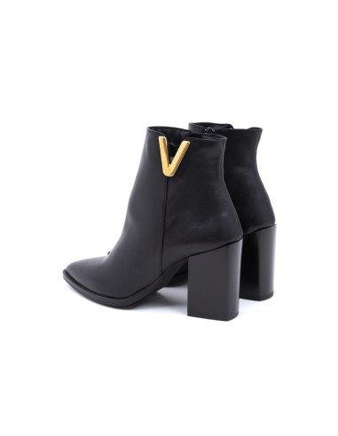 bottines femme lisse le noir W-ELIANA-NEGRO
