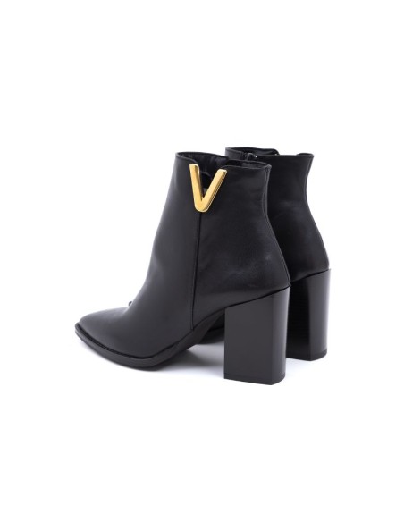 Botines de mujer liso liso color negro