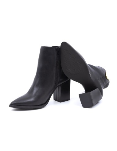 bottines femme lisse le noir W-ELIANA-NEGRO