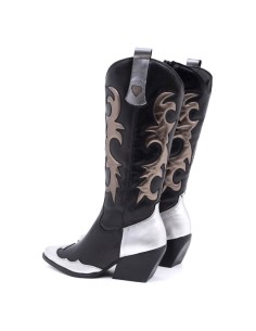 bottes femme lisse le noir W-GALIA-NEGRO 2