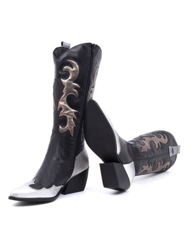 bottes femme lisse le noir W-GALIA-NEGRO