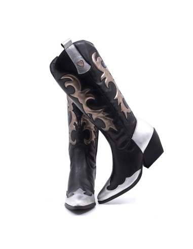 bottes femme lisse le noir W-GALIA-NEGRO