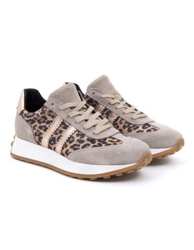 Grey suede Women's sneakers