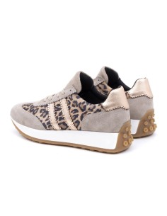 Grey suede Women's sneakers 2