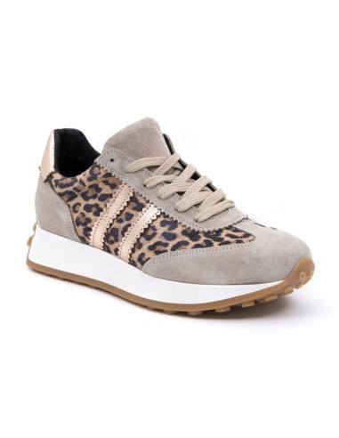 Grey suede Women's sneakers