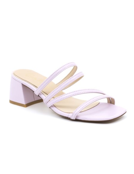 chaussures habillées femme de peau violet W-MILO-LILA
