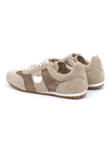 Beige suede Women's sneakers
