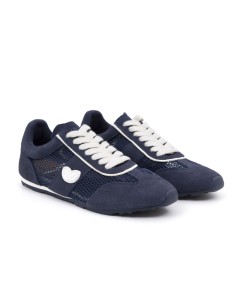 Blue suede Women's sneakers