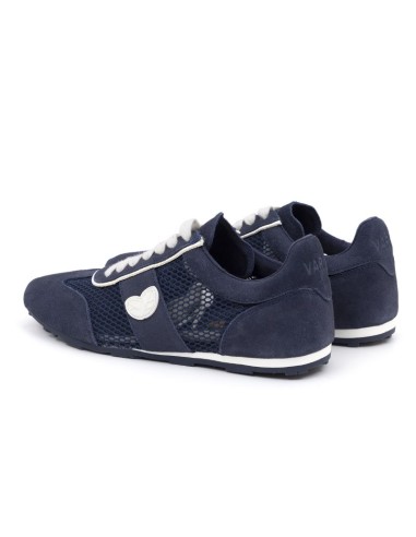 Blue suede Women's sneakers