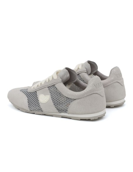 Grey suede Women's sneakers