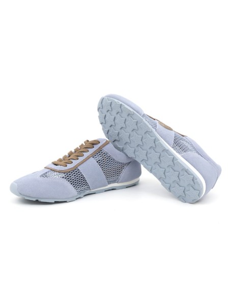 Blue suede Women's sneakers