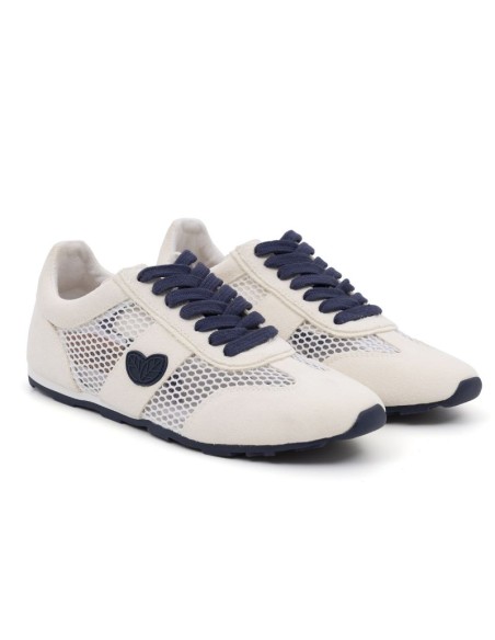 White suede Women's sneakers