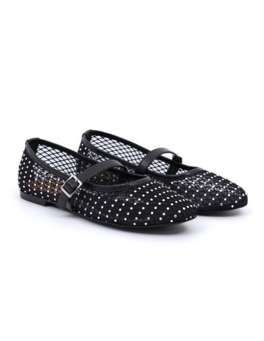 Ballerine à carreaux le noir W-TANGO-BLACK