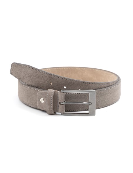 Ceinture suède gris B-SAMIRCO-GRIS