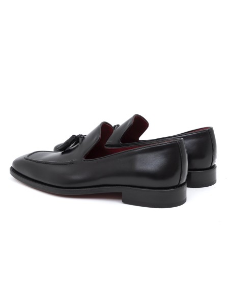 Mocassin de peau le noir LUBOR-NEGRO