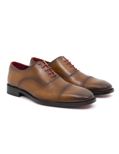 Brown leather Oxford