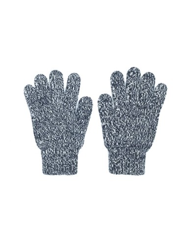 Guantes tejida suaves al tacto color gris