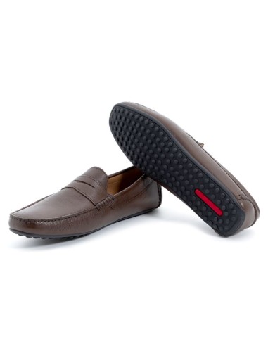 Mocassin de peau marron EFRON-MARRON