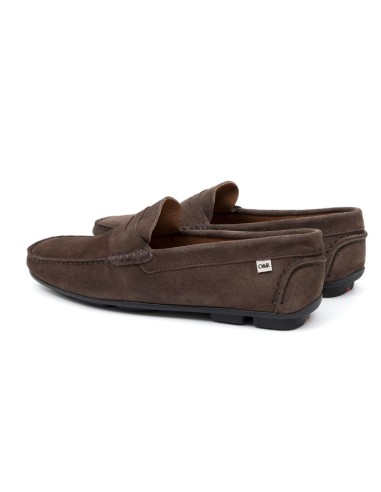 Mocassin suède marron SAYOR-TAUPE