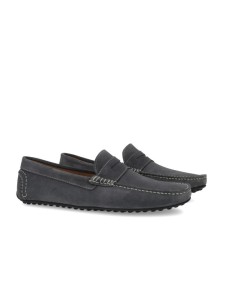 Mocassin suède gris SEATIEL-GRIS