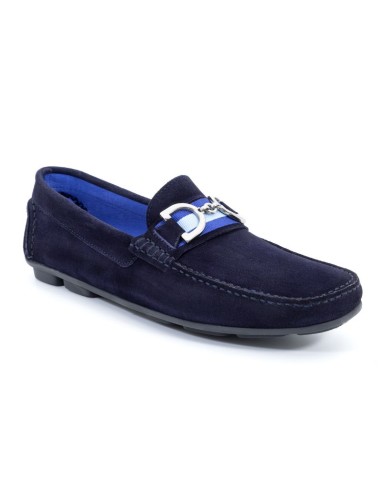 Mocassin suède bleu SEKIO-NAVY