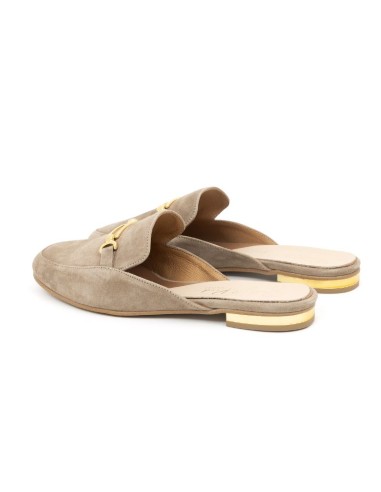 femmes mocassins velours beige W-DARIO-BEIGE