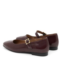 Burgundy leather Ballet Flat 2