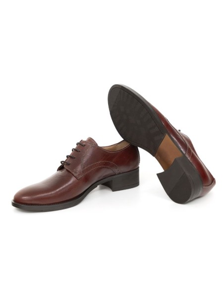 chaussures habillées femme de peau Bordeaux W-MARU-BURDEOS