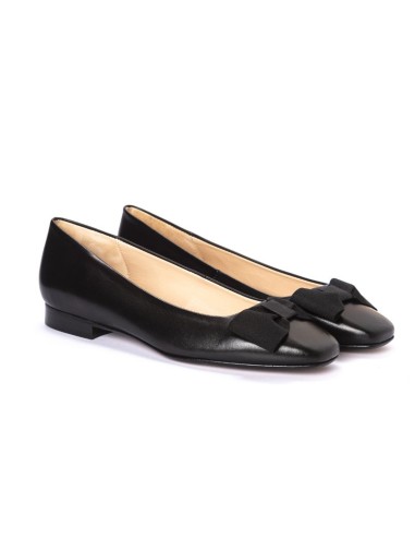 chaussures habillées femme de peau le noir W-MELINA-BLACK
