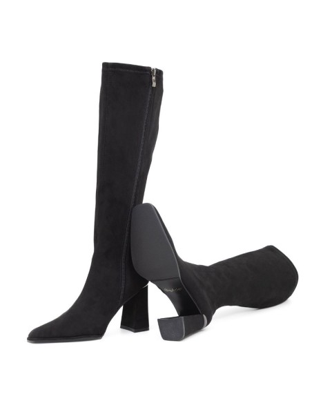 bottes femme suède le noir W-SALTA-BLACK