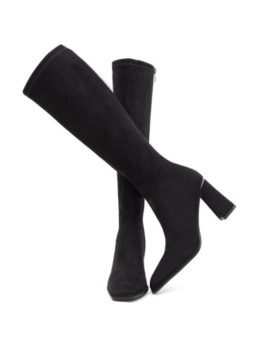 bottes femme suède le noir W-SALTA-BLACK