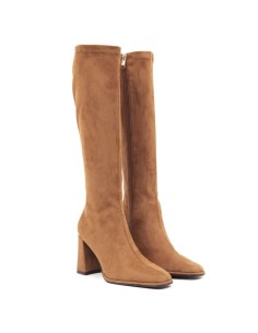 Light Brown suede Women's high boots