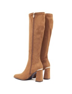 bottes femme suède cuir W-SALTA-CAMEL 2