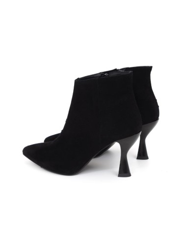 bottines femme suède le noir W-SARIPA-BLACK