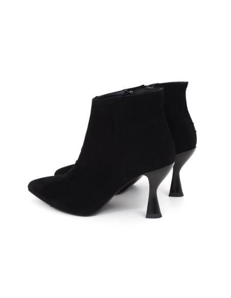 bottines femme suède le noir W-SARIPA-BLACK
