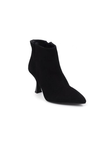 bottines femme suède le noir W-SARIPA-BLACK