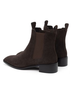 Brown suede women's boots 2