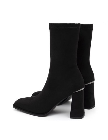 Black suede Women's high boots