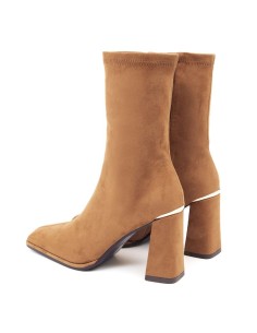 Light Brown suede Women's high boots 2