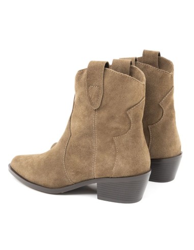 bottines femme suède cuir W-SIERIL-CUERO