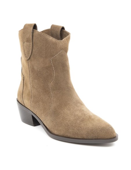 Light Brown suede women's boots