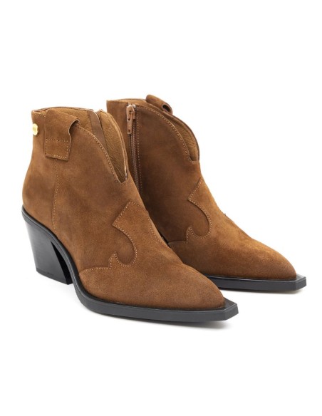Light Brown suede women's boots