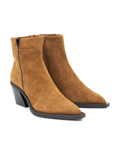 Light Brown suede women's boots