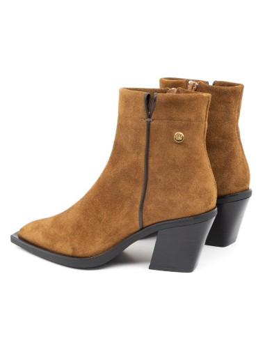 bottines femme suède cuir W-SOTON-CUERO