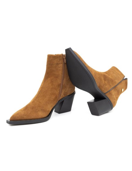 Light Brown suede women's boots