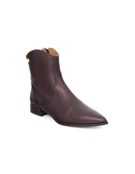 bottines femme lisse marron W-BIMBA-MARRON