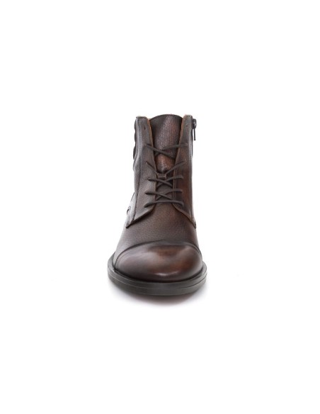 Brown leather boot