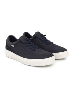 Blue nubuck sneakers